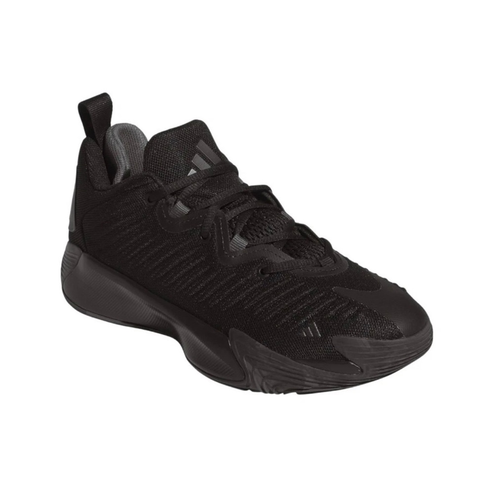 Adidas Initiation Basketball Shoes 10 1/2 - Black/Iron Metallic/Grey